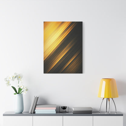 Golden Shadow Streaks Abstract Wall Art & Canvas Prints