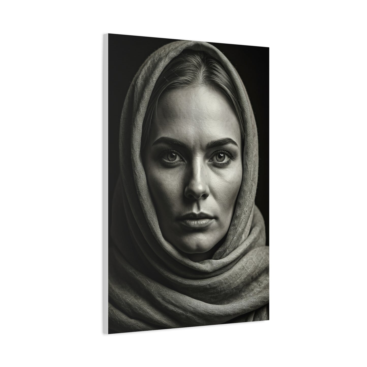 Veiled Woman with Calm Gaze Wall Art & Canvas Prints