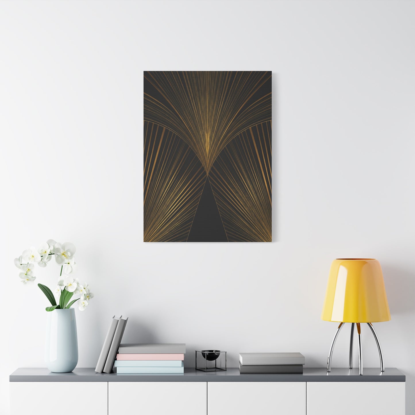 Golden Radiance Arc Deco Wall Art & Canvas Prints