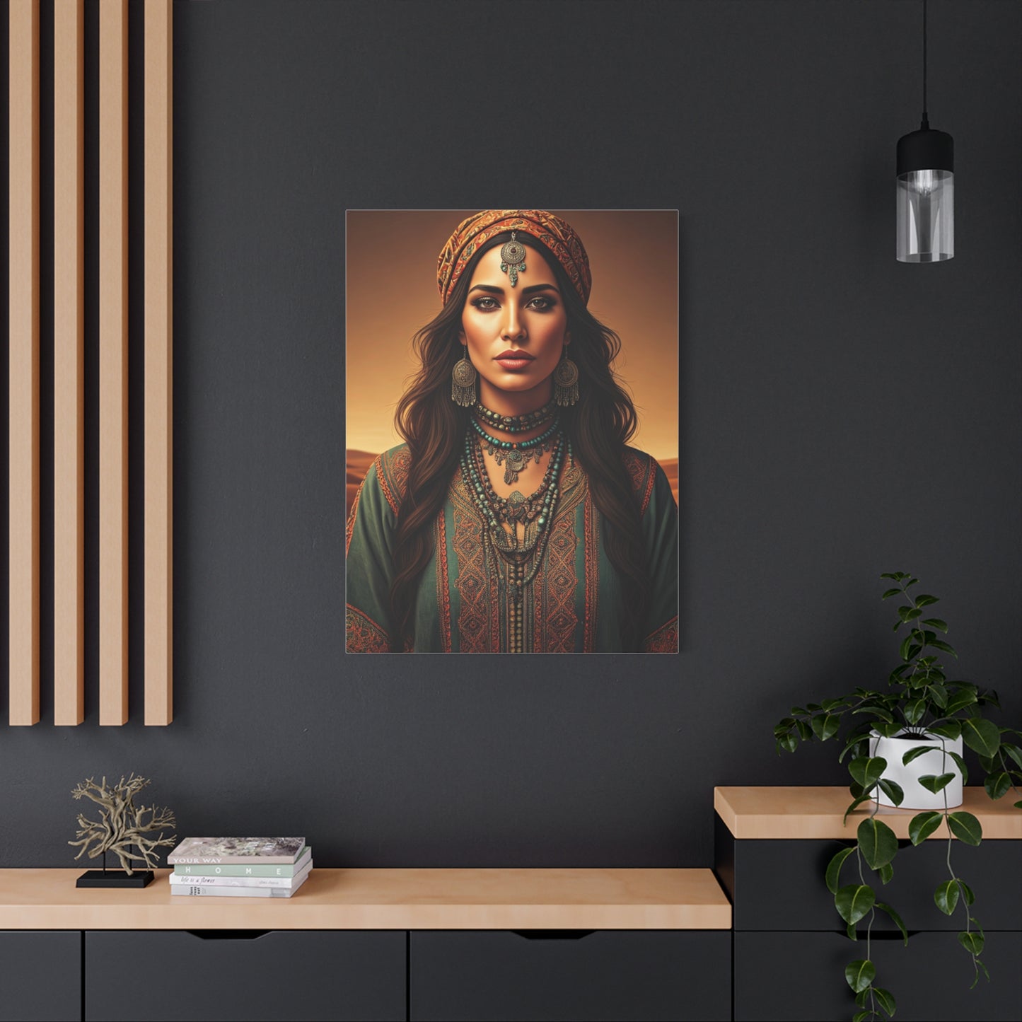 Tribal Grace Bohemian Queen Wall Art & Canvas Prints