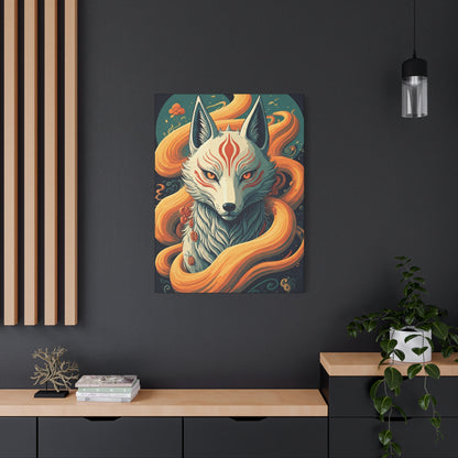Sacred Kitsune Guardian Wall Art & Canvas Prints