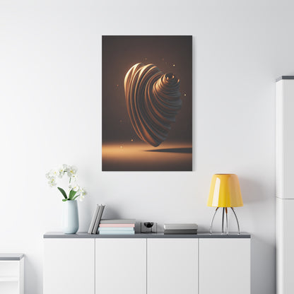 Sculpted Spiral Form Wall Art & Canvas Prints