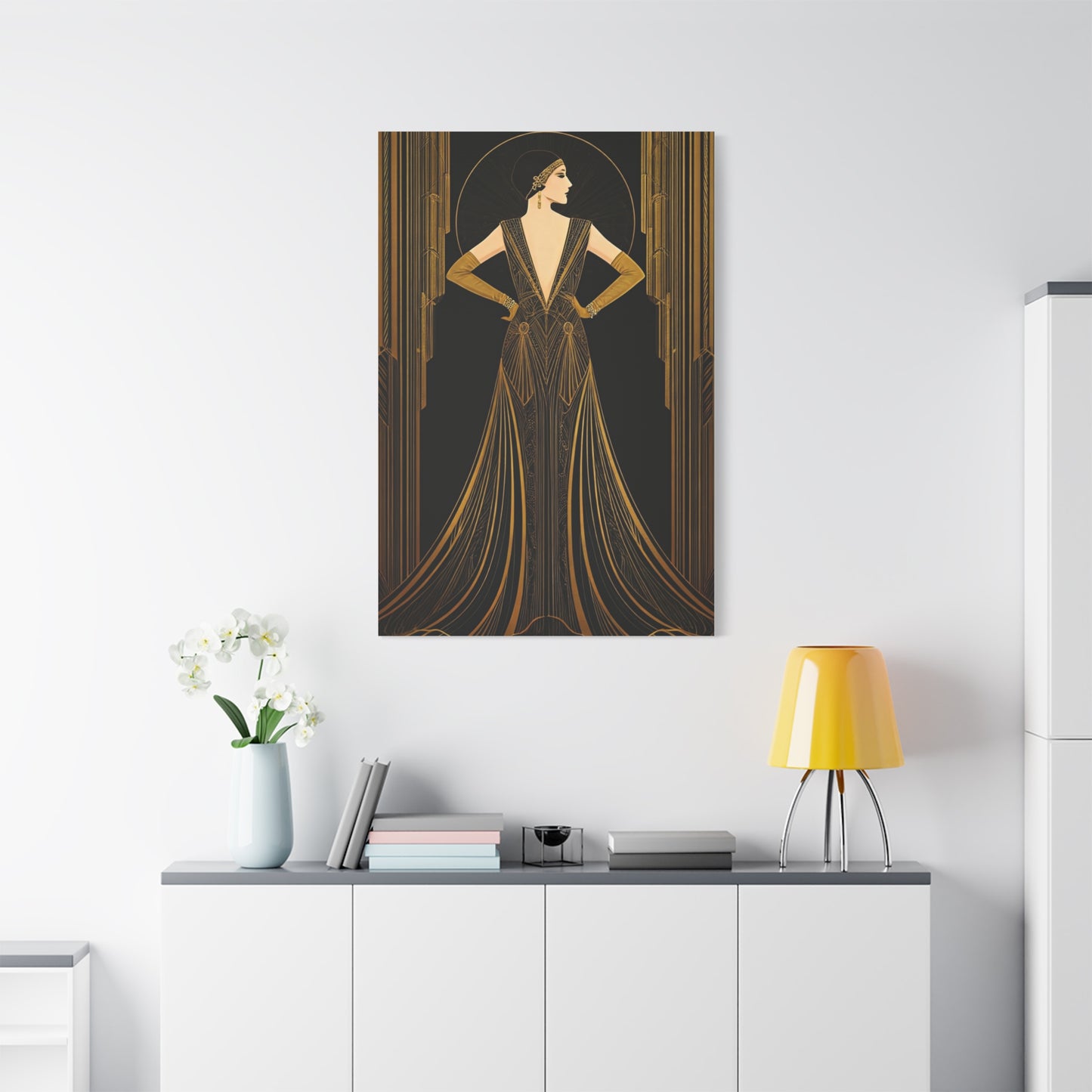 Grand Deco Evening Gown Elegance Wall Art & Canvas Prints