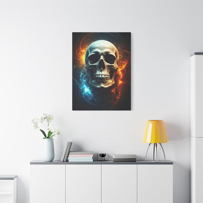 Elemental Duality Skull Wall Art & Canvas Prints