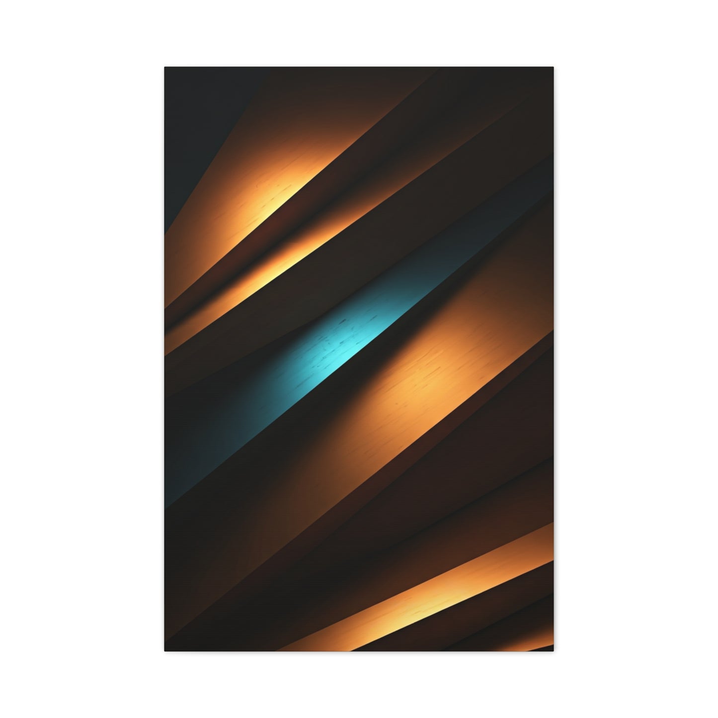 Midnight Alloy Geometry Wall Art & Canvas Prints