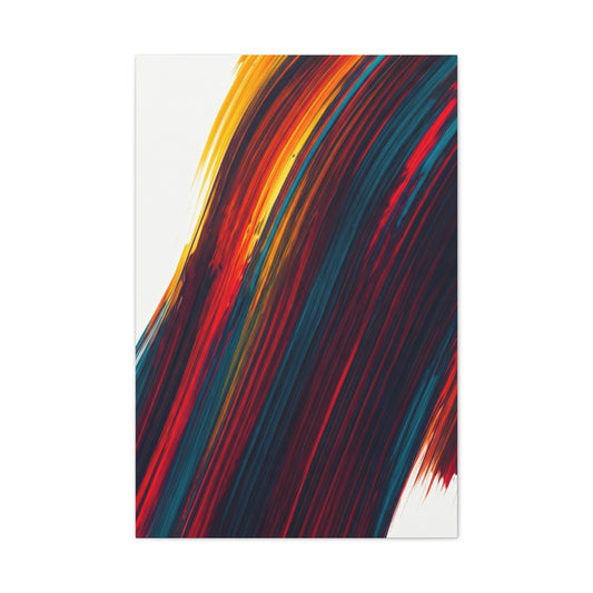 Crimson Momentum Abstract Wall Art & Canvas Prints