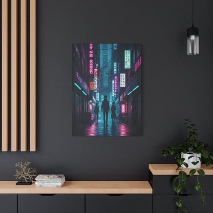Neon Alley Wanderers Wall Art & Canvas Prints