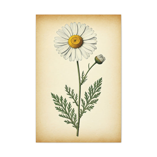 Wild Daisy Illustration Wall Art & Canvas Prints