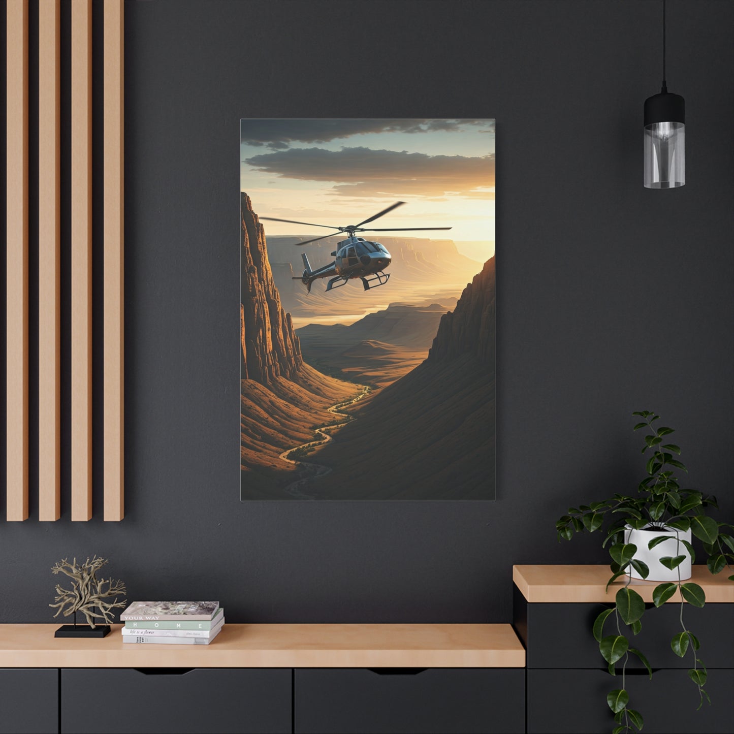 Helicopter Canyon Expedition Wall Art & Canvas Prints