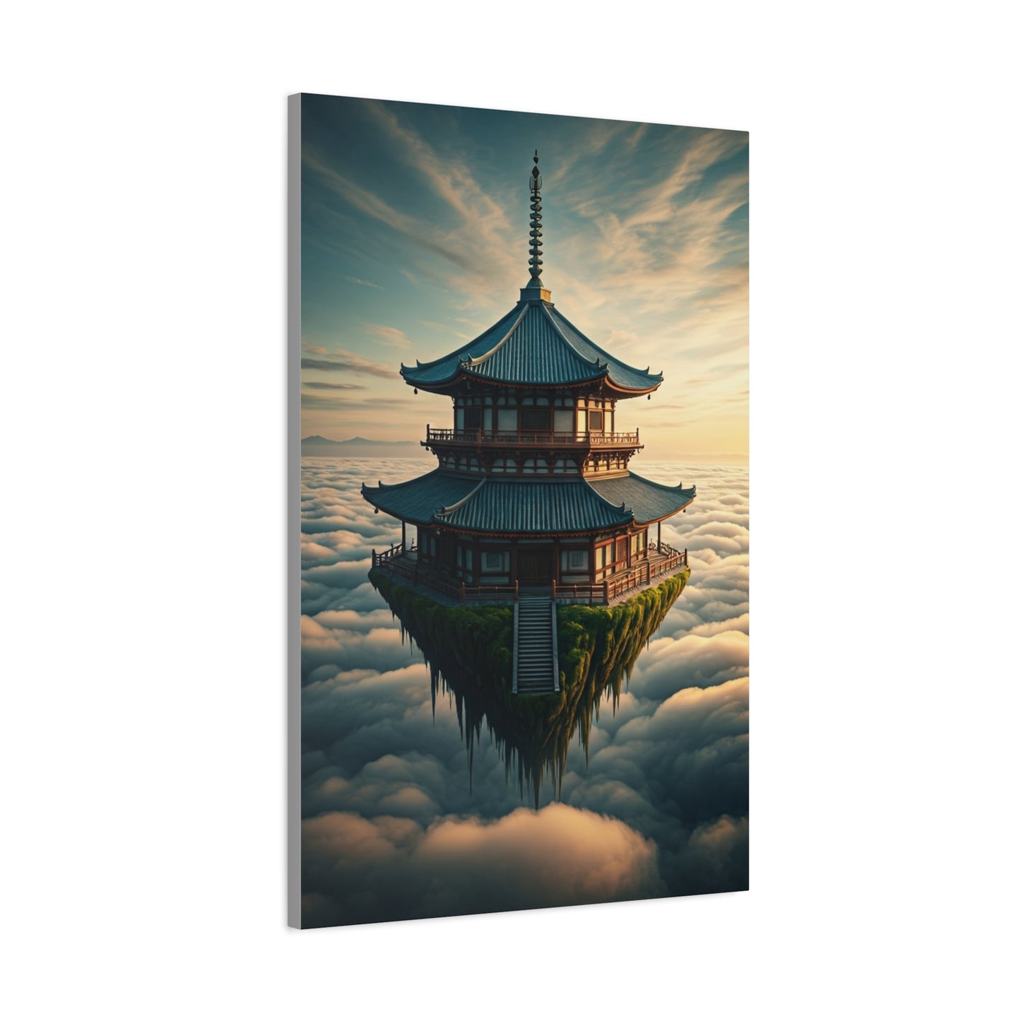 Floating Temple in the Clouds Wall Art & Canvas Prints