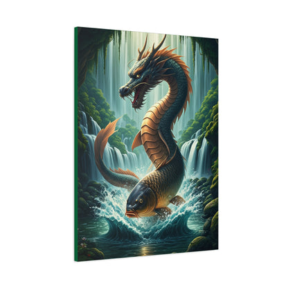 Dragon of the Emerald Falls Wall Art & Canvas Prints