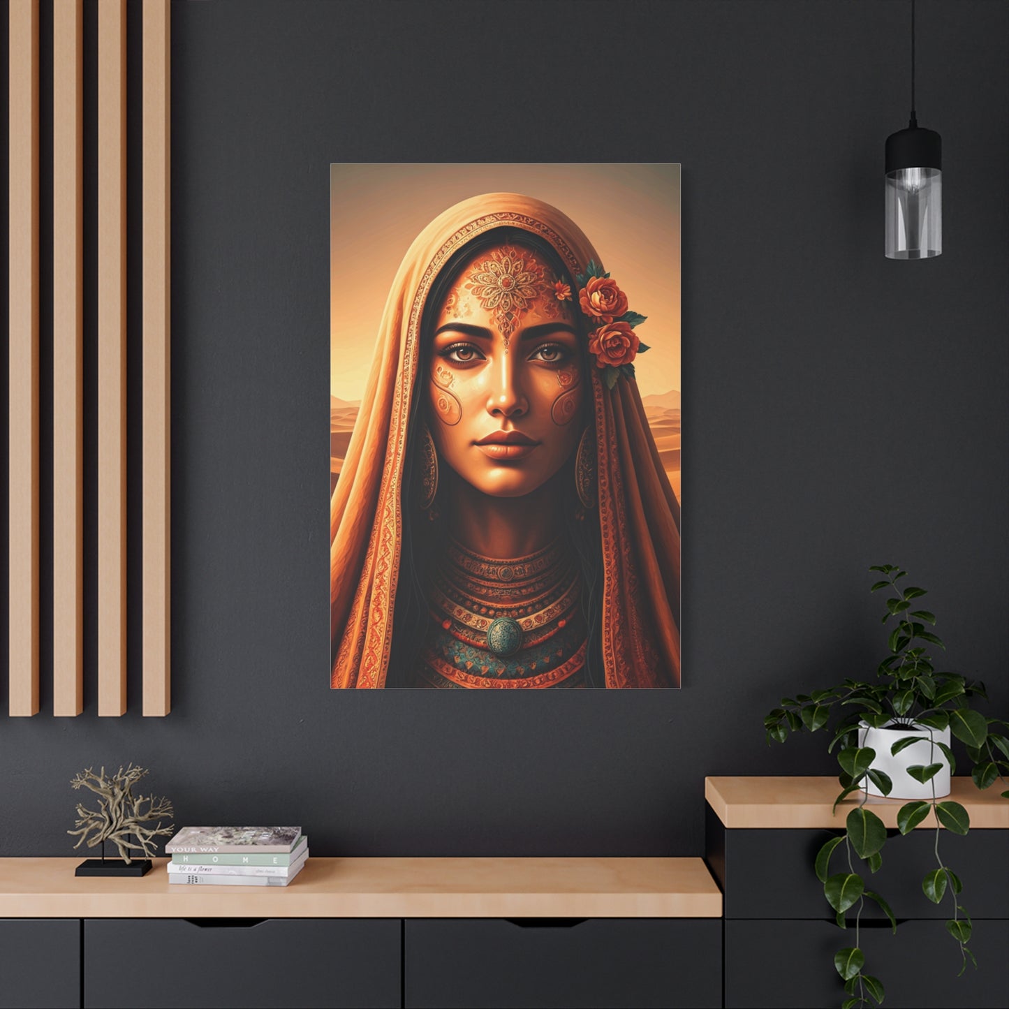 Sacred Desert Muse Portrait Wall Art & Canvas Prints