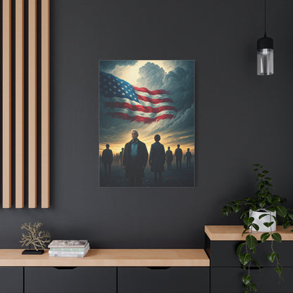 American Flag Gathering of Hope Wall Art & Canvas Prints