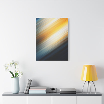 Soft Golden Motion Abstract Wall Art & Canvas Prints