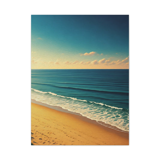 Golden Coastline Aerial Beach Wall Art & Canvas Prints