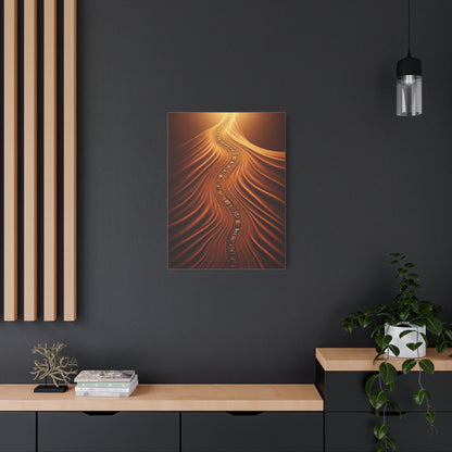 Path of Light Through the Desert Wall Art & Canvas Prints