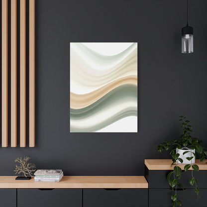 Abstract Neutral Flow Art Wall Art & Canvas Prints