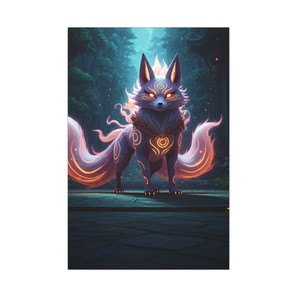 Celestial Kitsune Guardian Wall Art & Canvas Prints