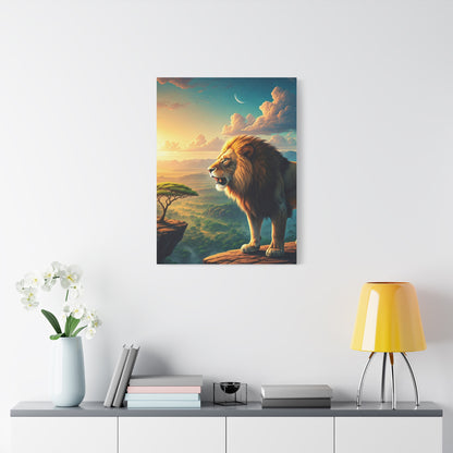 Lion Over the Horizon Majesty Wall Art & Canvas Prints