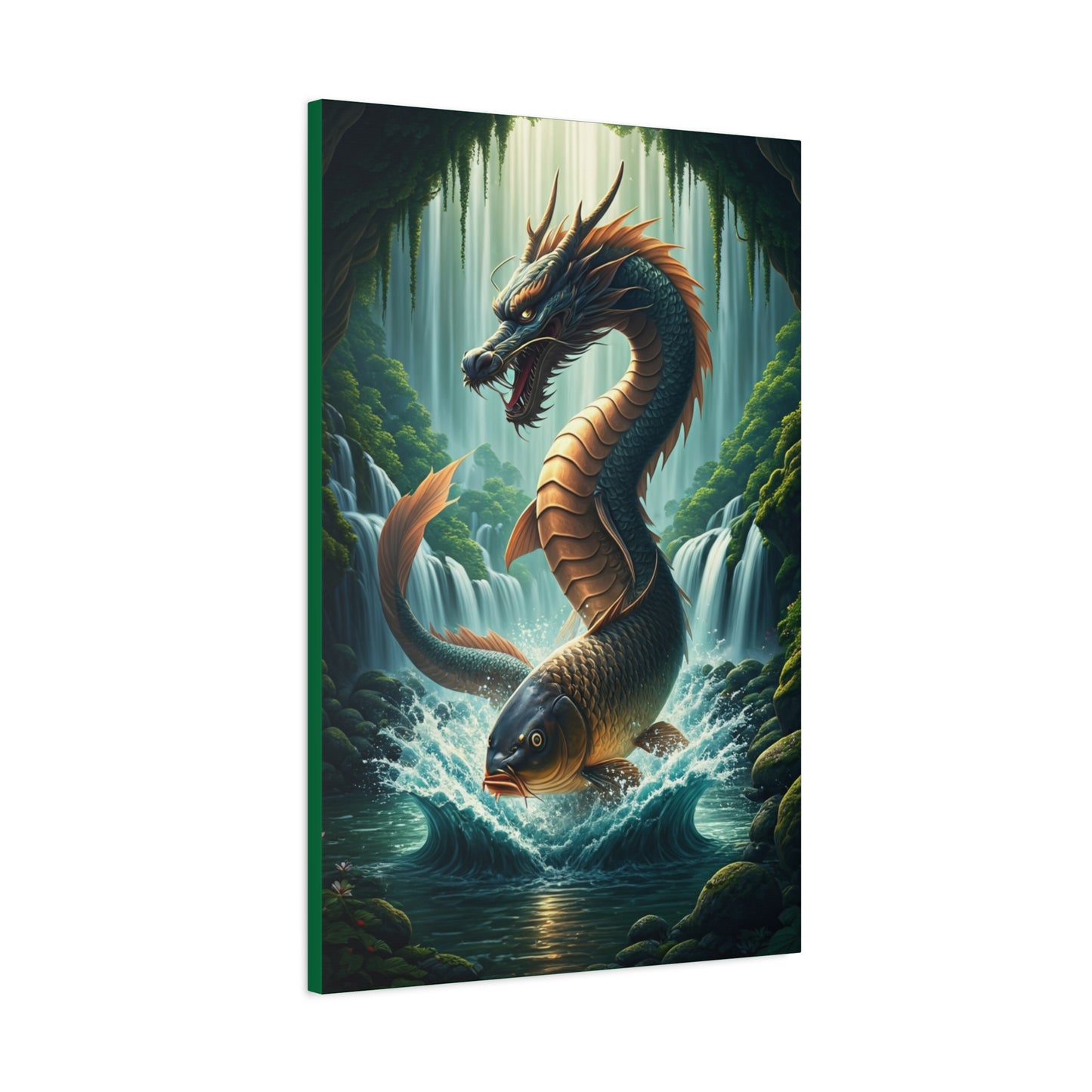 Dragon of the Emerald Falls Wall Art & Canvas Prints