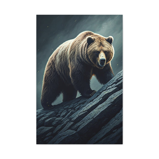 Mountain Ridge Grizzly Bear Wall Art & Canvas Prints