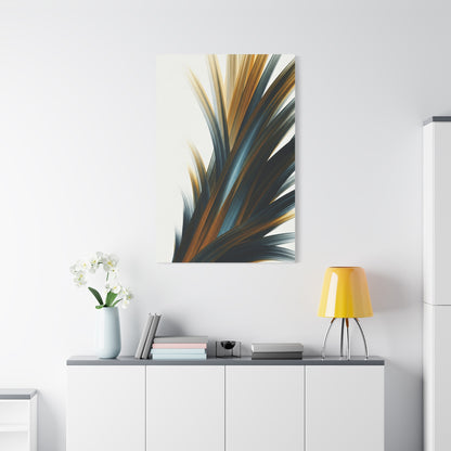 Blue and Gold Abstract Motion Wall Art & Canvas Prints