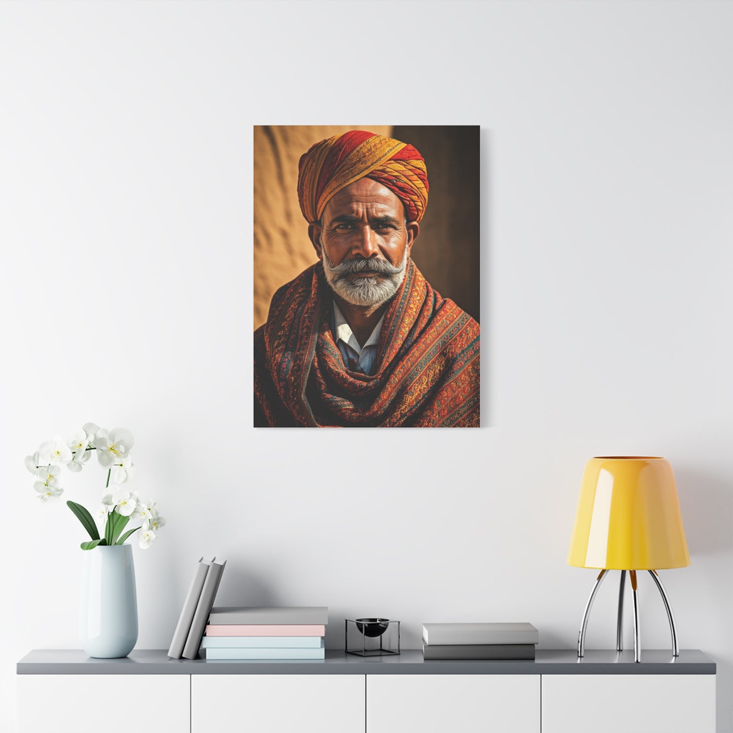 Desert Heritage Elder Portrait Wall Art & Canvas Prints