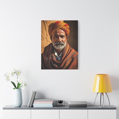 Desert Heritage Elder Portrait Wall Art & Canvas Prints