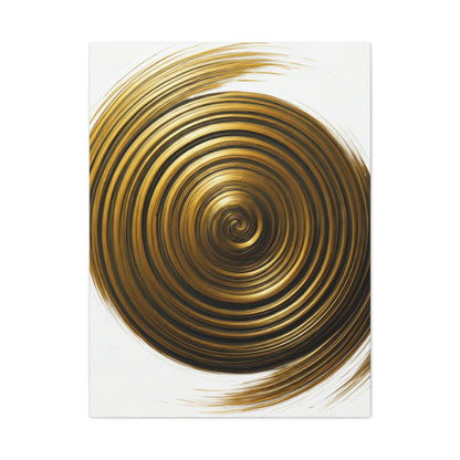Molten Gold Vortex Wall Art & Canvas Prints