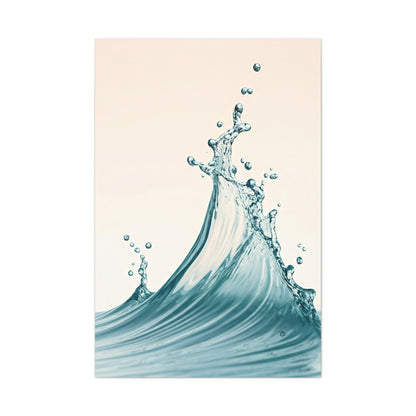 Crystal Wave Splash Wall Art & Canvas Prints