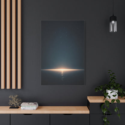 Starry Night Sea Horizon Wall Art & Canvas Prints