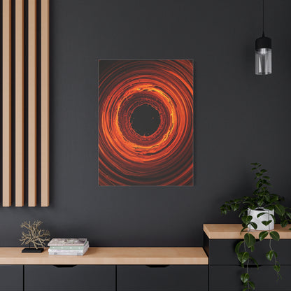 Crimson Inferno Vortex Wall Art & Canvas Prints