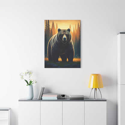 Calm Forest Bear Portrait Wall Art & Canvas Prints
