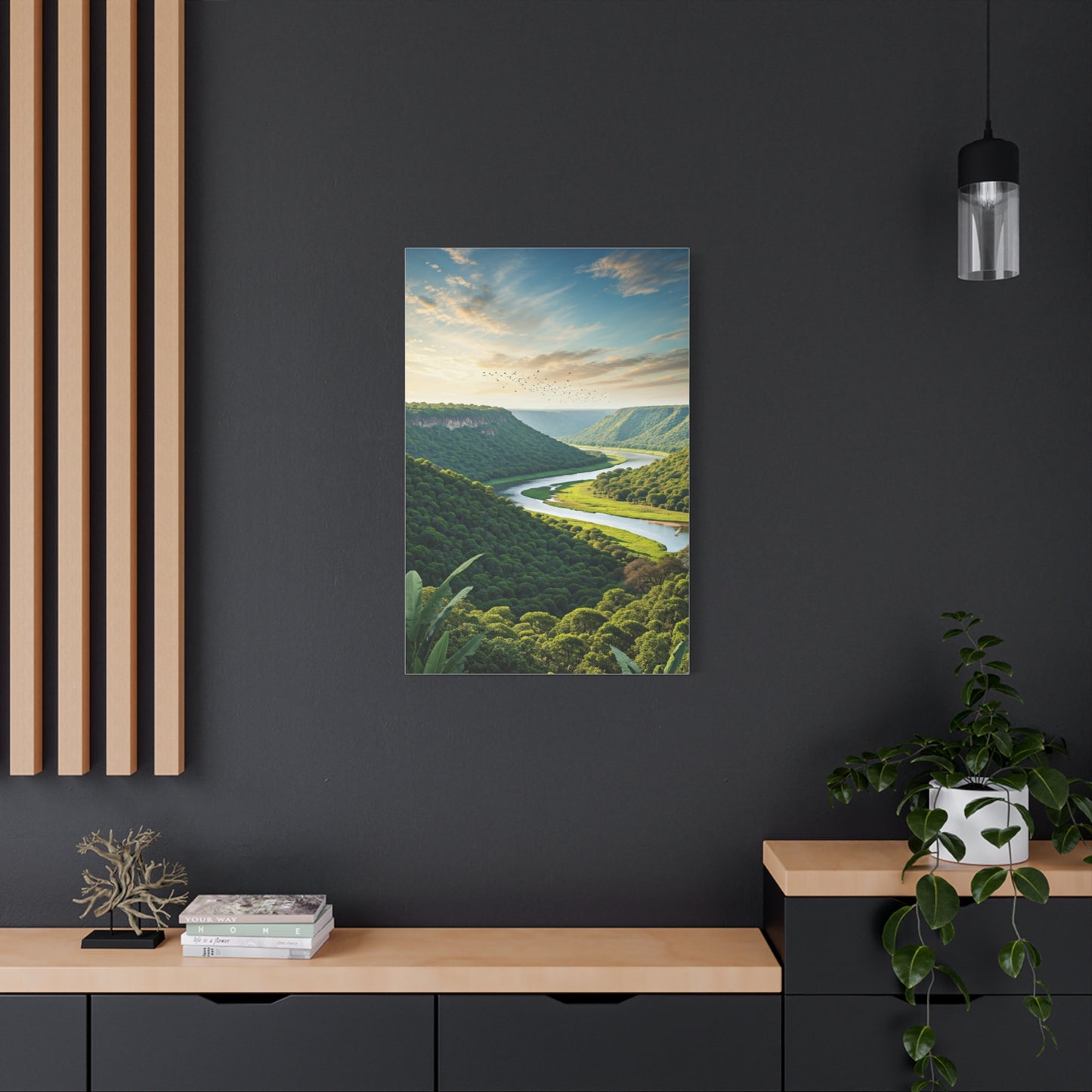 Scenic River Valley Landscape View Wall Art & Canvas Prints