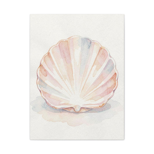 Blush Shell Elegance Wall Art & Canvas Prints
