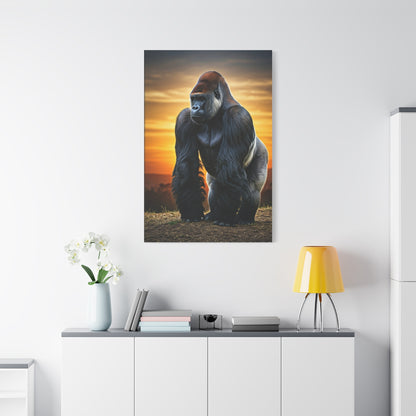 Majestic Gorilla Strength Portrait Wall Art & Canvas Prints