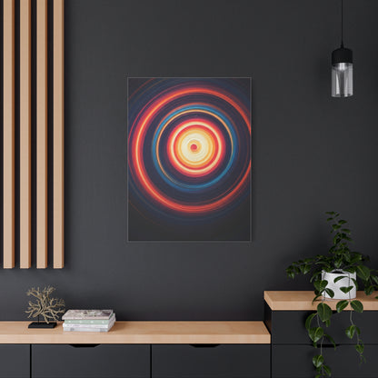 Radiant Circular Pulse Abstract Wall Art & Canvas Prints