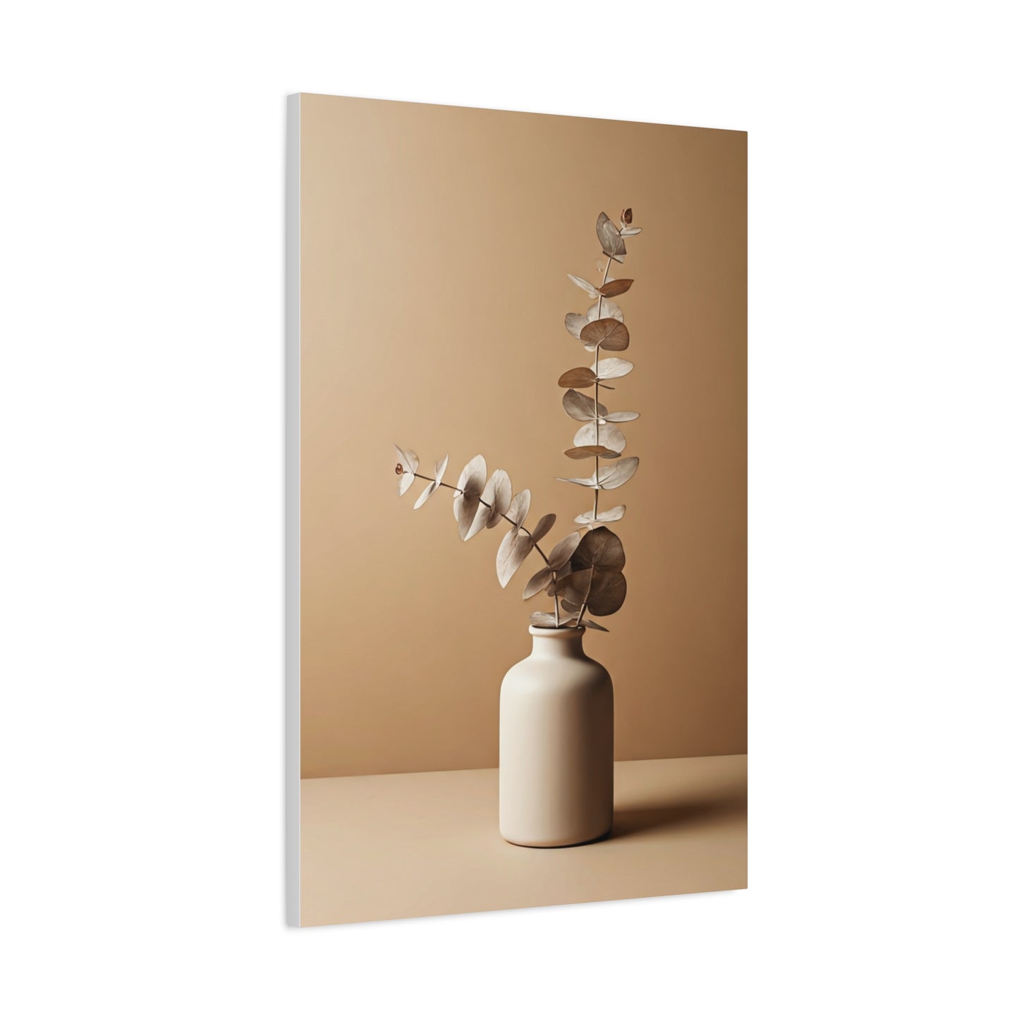 Eucalyptus Stem in Ceramic Vase Wall Art & Canvas Prints