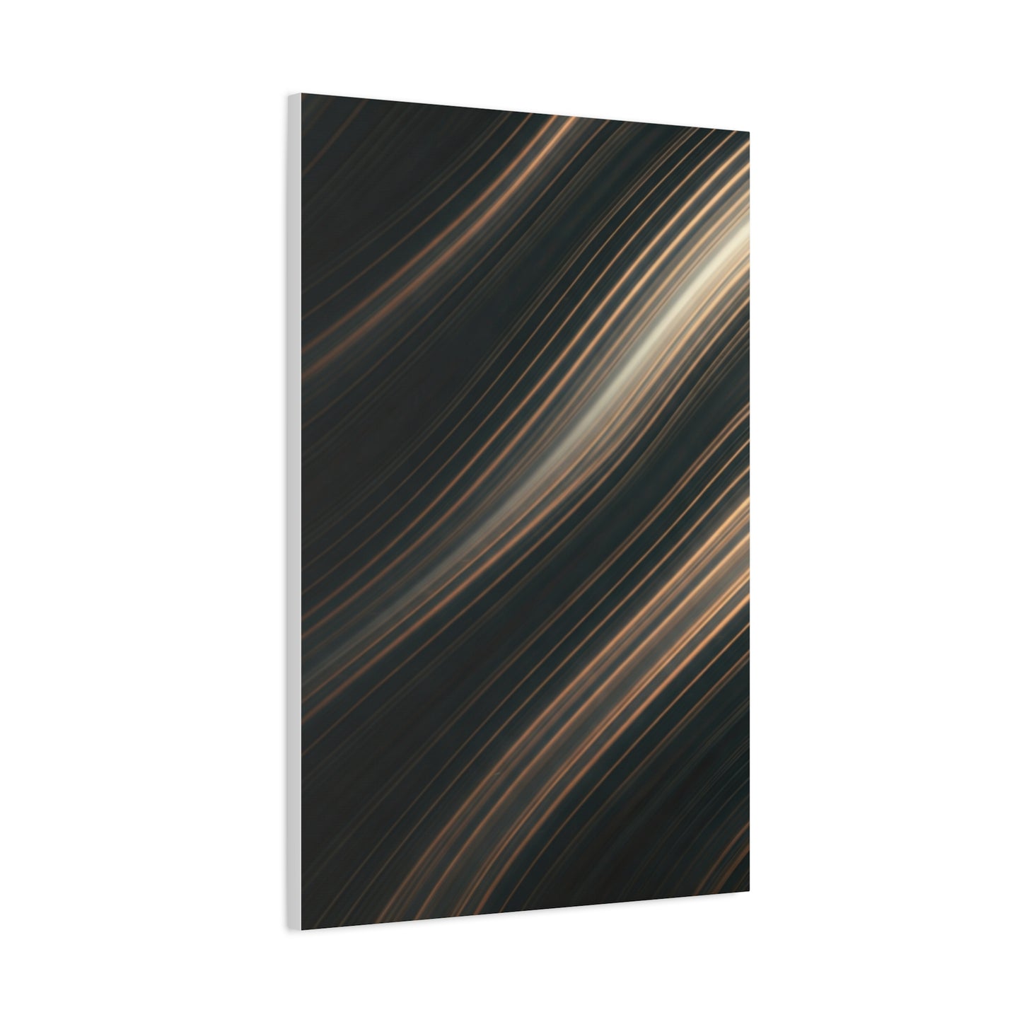 Golden Light Streak Abstract Wall Art & Canvas Prints