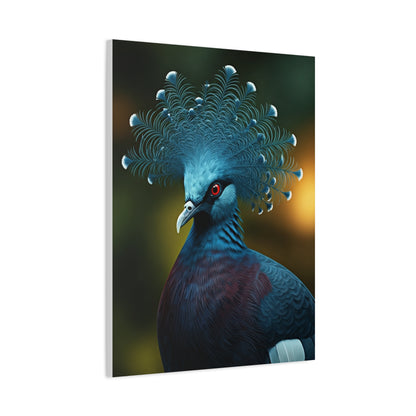 Crowned Feathered Crest Bird Wall Art & Canvas Prints