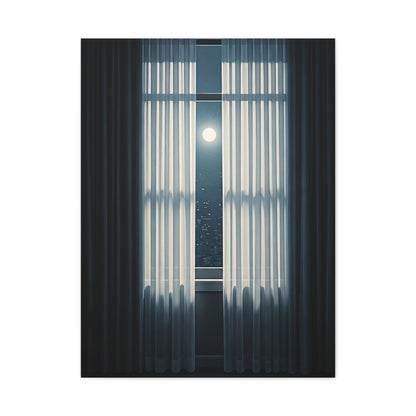 Moonlit Window Stillness Wall Art & Canvas Prints
