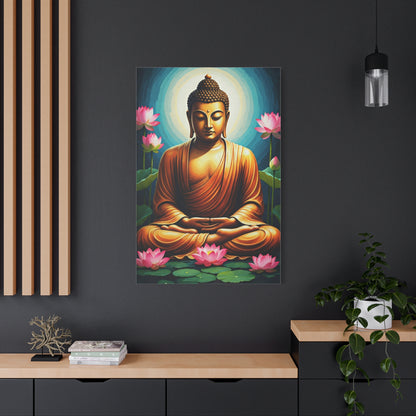 Lotus Meditation Buddha Artwork Wall Art & Canvas Prints