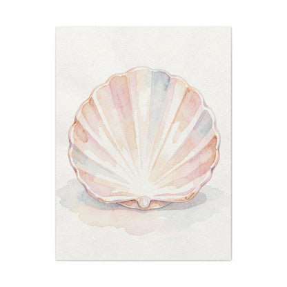 Blush Shell Elegance Wall Art & Canvas Prints