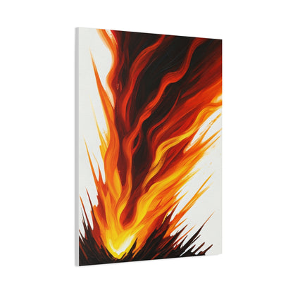 Rising Flame Abstract Wall Art & Canvas Prints