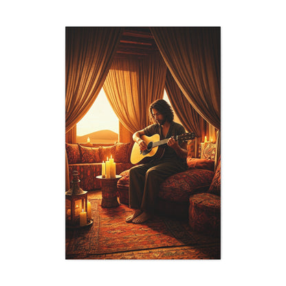 Bohemian Music Under Desert Skies – Wall Art & Canvas Prints