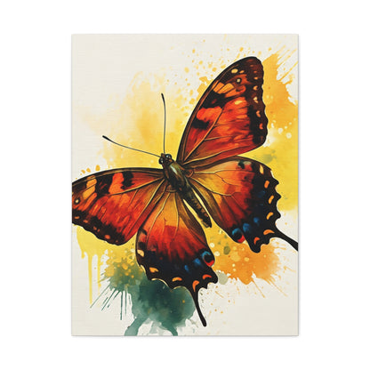 Abstract Flying Butterfly Art Wall Art & Canvas Prints