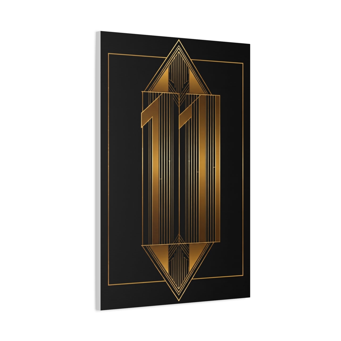 Art Deco Eleven Luxe Number Wall Art & Canvas Prints
