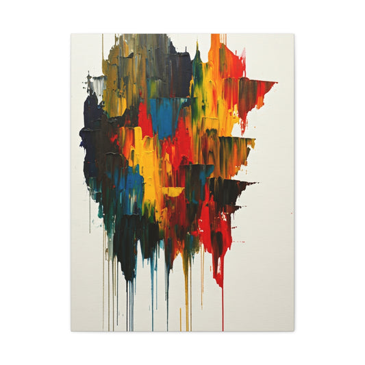Multicolor Drip Abstract Wall Art & Canvas Prints