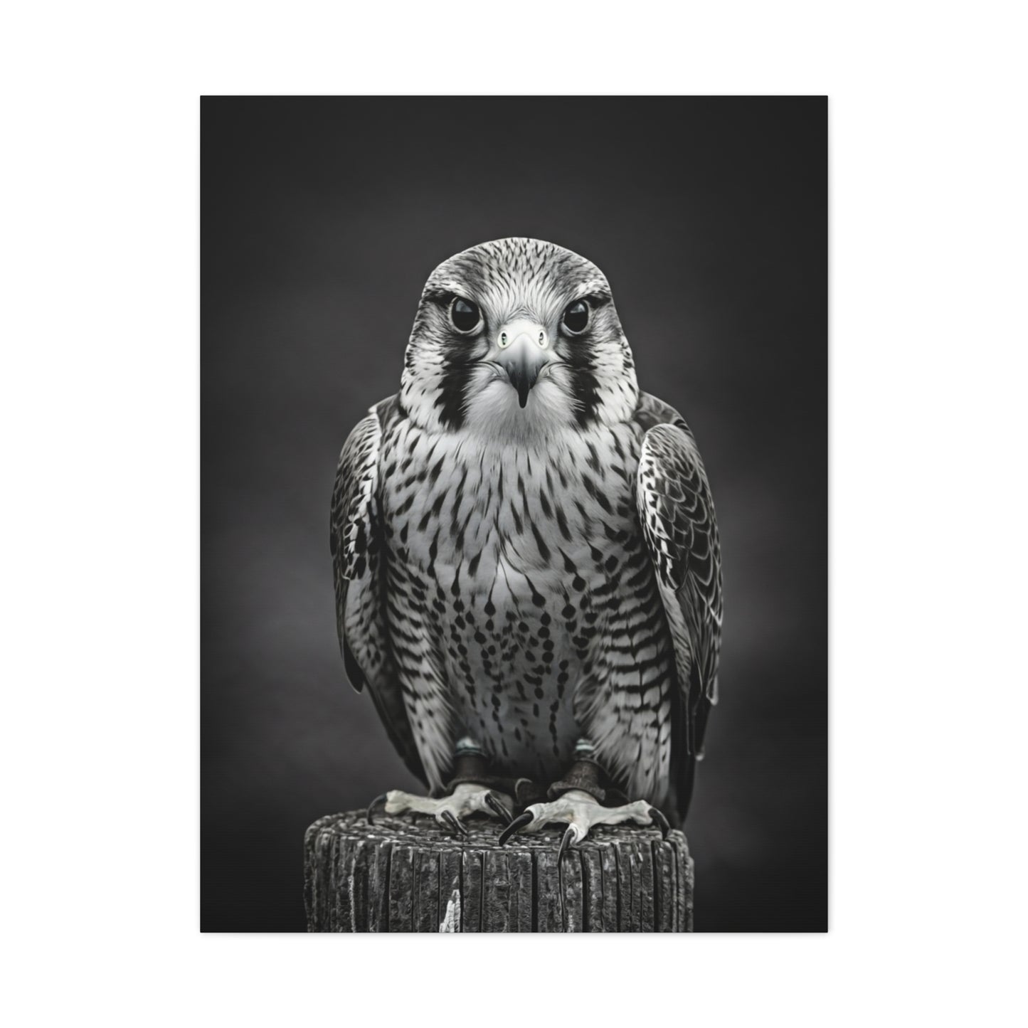 Majestic Falcon Portrait Wall Art & Canvas Prints