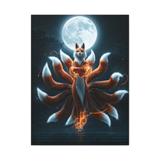 Lunar Fox Spirit Wall Art & Canvas Prints